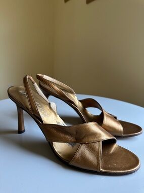 Anne Klein Bronze Slingback 11